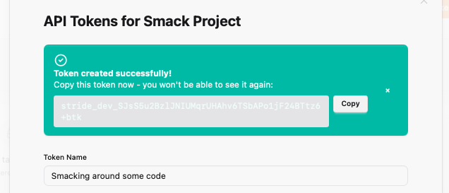 Step 2: Complete Token Generation