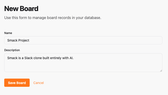 Step 3: Enter Board Details