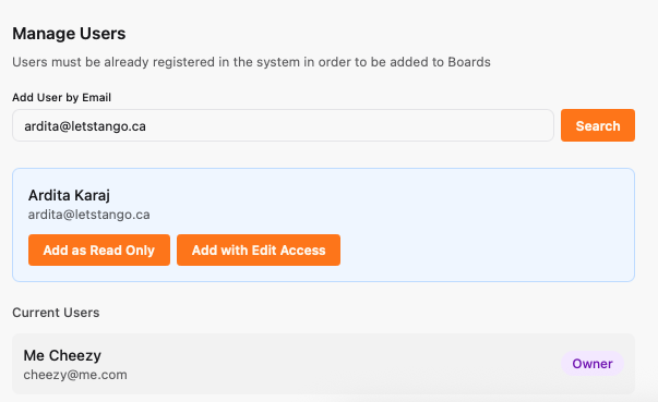 Step 2: Search for Users